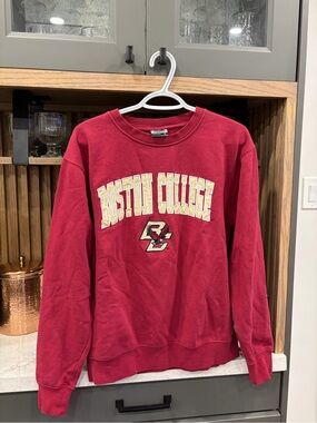 Stadium Athletics Boston College Burgundy Crewneck Sweatshirt